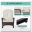 Chaise berçante d'extérieur en osier et rotin-2046280139