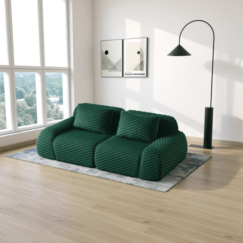 Canapé modulaire Boneless, Vert
