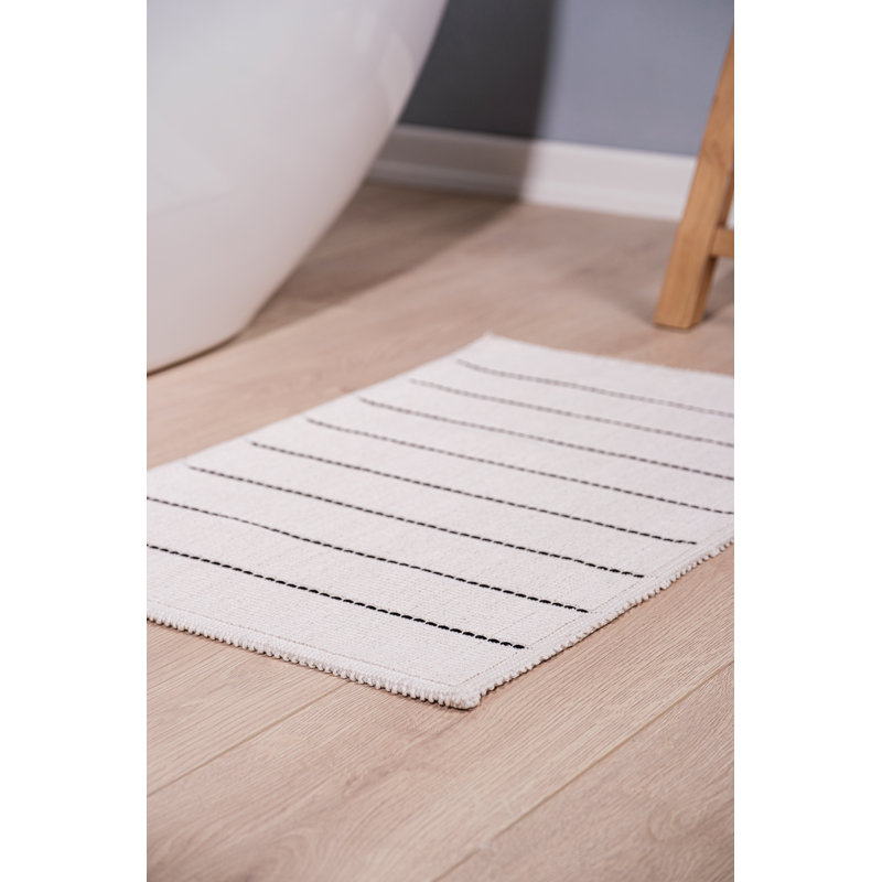 Hallsville Bath Rug, 32" x 20" , Single, Gray