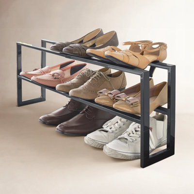 Yamazaki Home 2-Tier Adjustable Shoe Rack