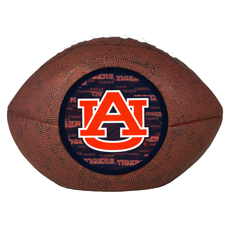 NCAA Auburn Tigers - Décoration de football en résine à logo 3D à DEL | 10,5 po