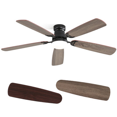 Sofucor 52" 5-Blades Standard Ceiling Fan with LED Lights and Remote Control-Nova