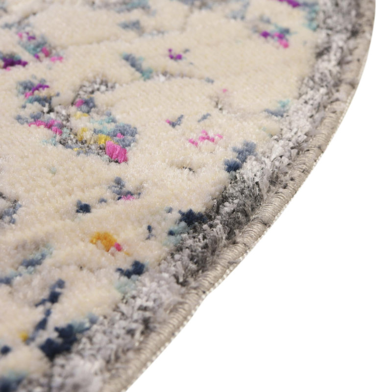 Oriental Indoor Rug, Round 5'1"