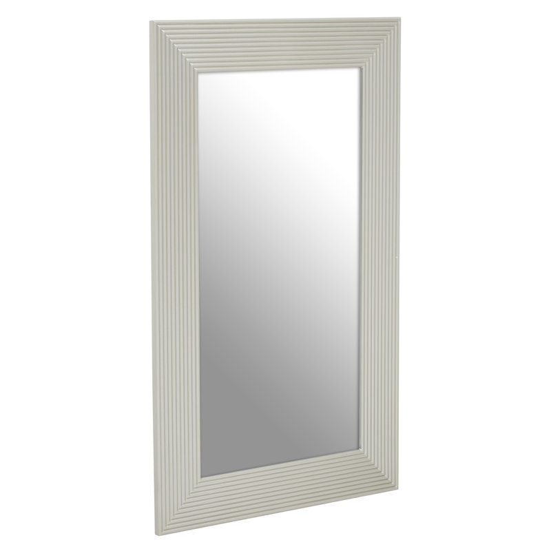 Talihina Solid Wood Flat Wall Mirror