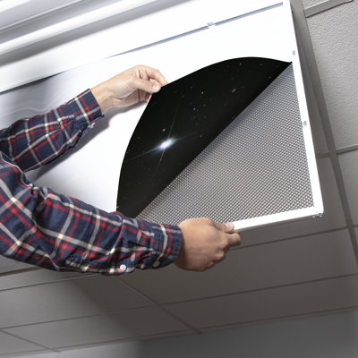 Astronomy Square Fixture Component Ceiling Light