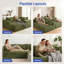 Corduroy L-Shaped Sectional Reversible