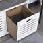 Banc de rangement avec tiroirs Demaria