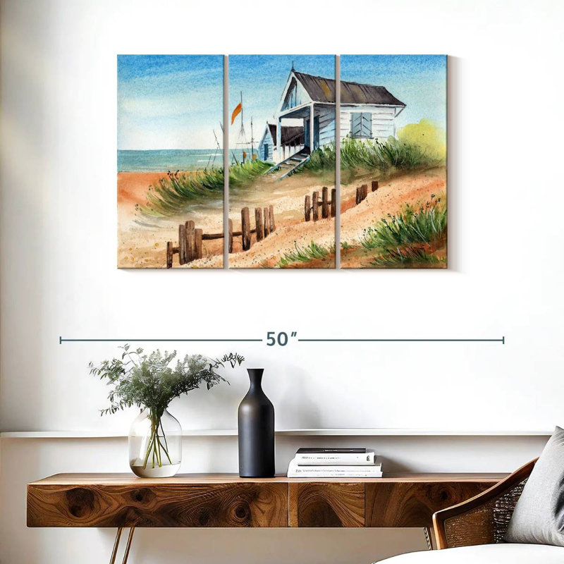 Lilie Beach House, 24" H x 38" W