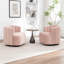 Fauteuil demi-tonneau pivotant Stanford-1183807962