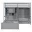 Birchra Modern Elegance Bunk Bed with Hydraulic Storage and Built-In Wardrobe