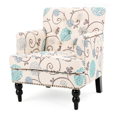 Derlin 28.02'' Wide Tufted Armchair -  Alcott HillÂ®, 64DC87C045B64909A10656BA0C9BFA7A