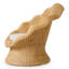Lounge Chair Somerly Natural Rattan Sentier Cream