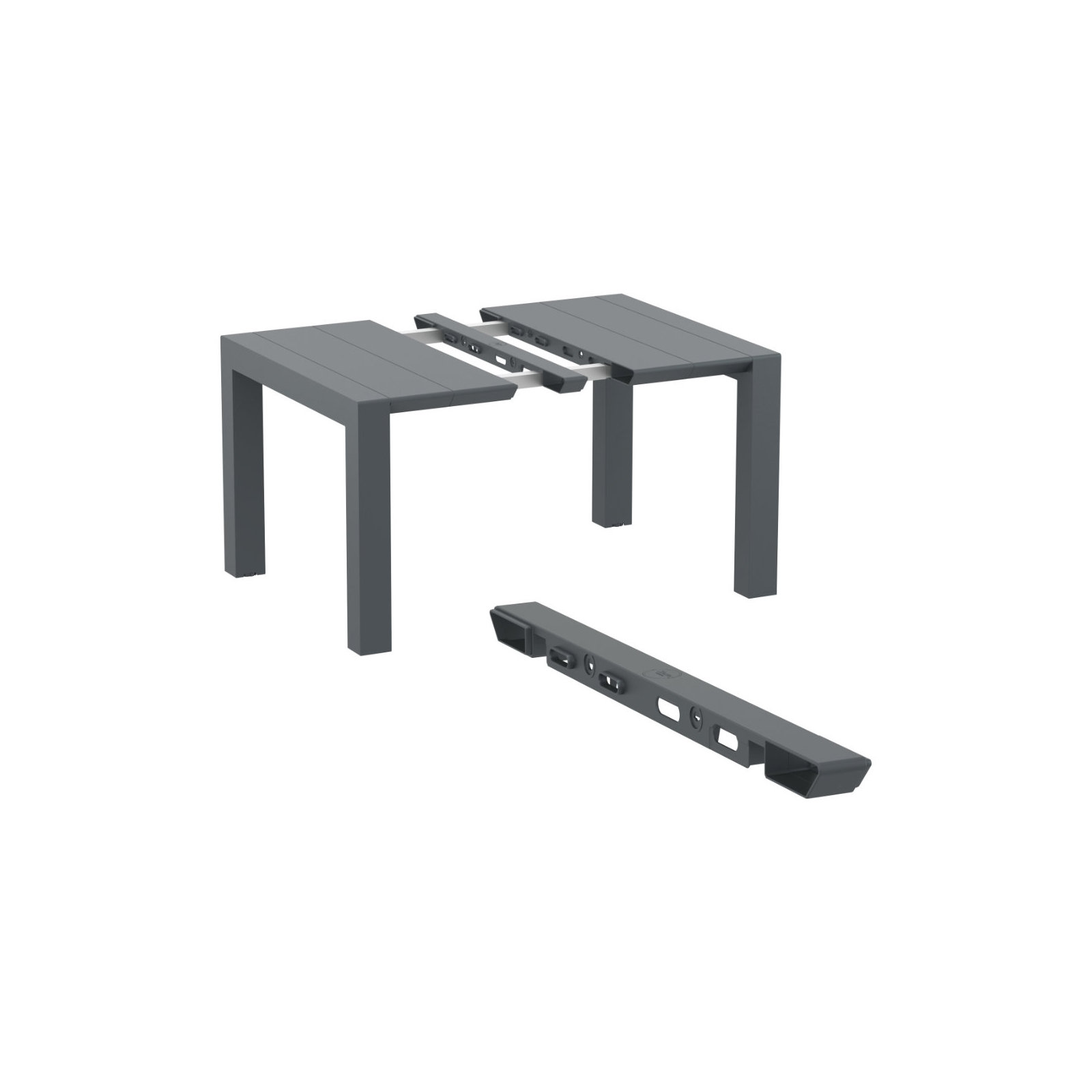 Farrah Umbrella Hole Extension, Gray