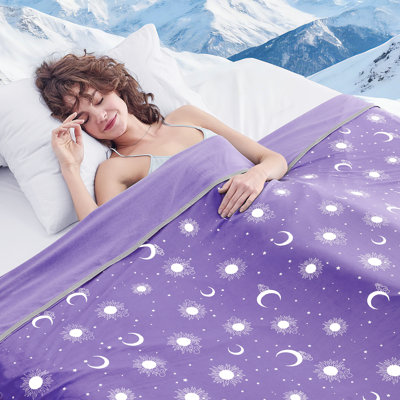 Couverture rafraîchissante pour les dormeurs chauds - Double couverture estivale douce et légère, parfaite pour le lit, le canapé, le voyage et le cadeau de pendaison de crémaillère