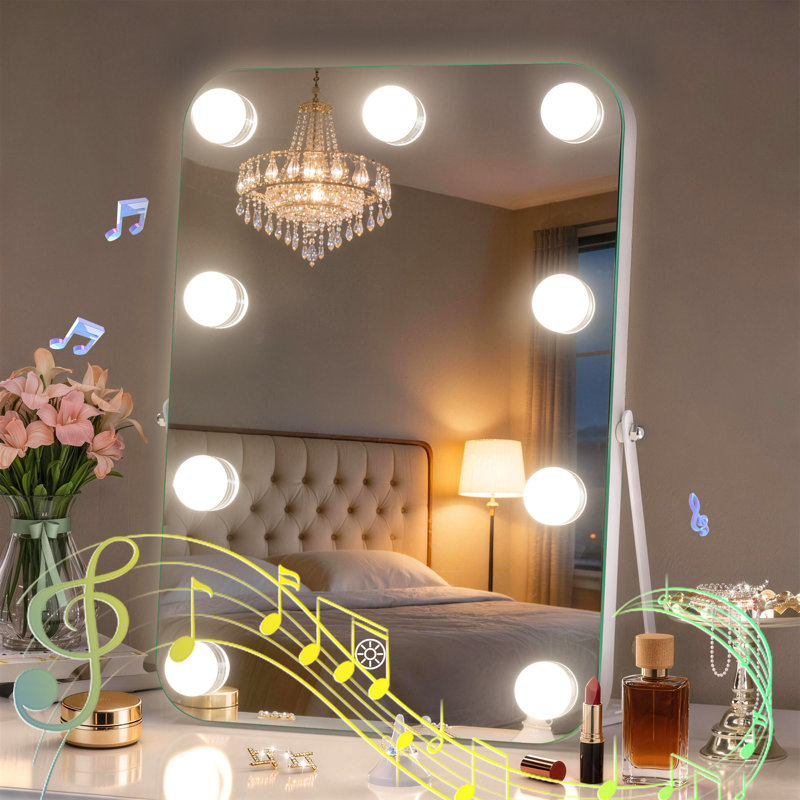 Miroir de maquillage lumineux