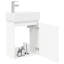 Single Bathroom Vanity with Ceramic Basin-299505049