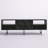 Modern TV Stand with Wall-Mount Option, Black & Marble Finish, 70.9 x 25.5 x 14.6 inches | 100% Melamine Coated Particle Board, Thickness: 0.7 inches | Multiple Shelves, Perfect for Stylish Living Rooms & Entertainment Spaces-232983577