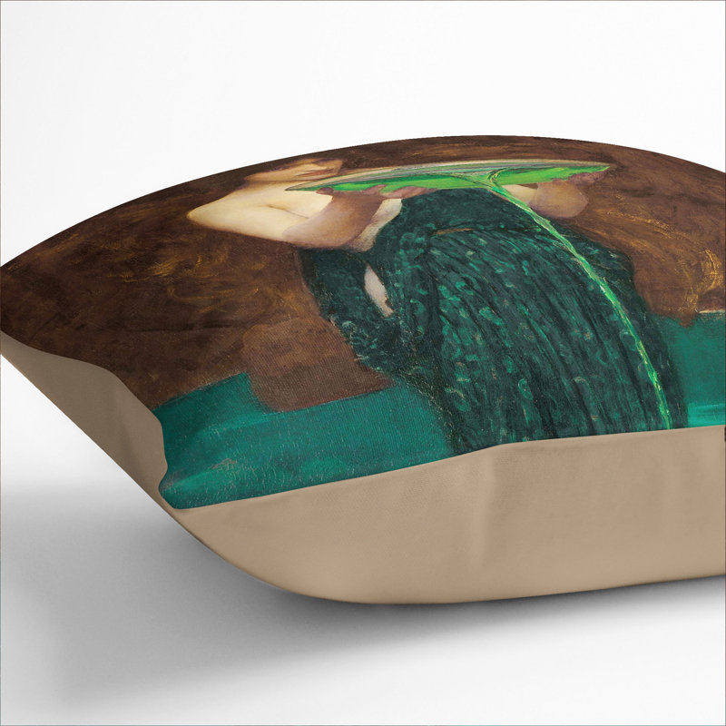 Circe Invidiosa Scatter Cushion, 40cm H x 40cm W x 15cm D, Stone