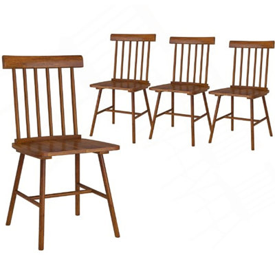 Dining Chairs Set Of 4,With Rubber Wood Frame
