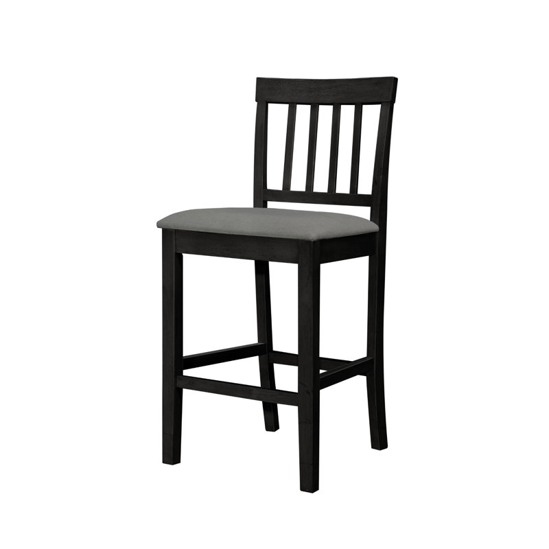 Chaise de comptoir Ance (ensemble de 4), Noir