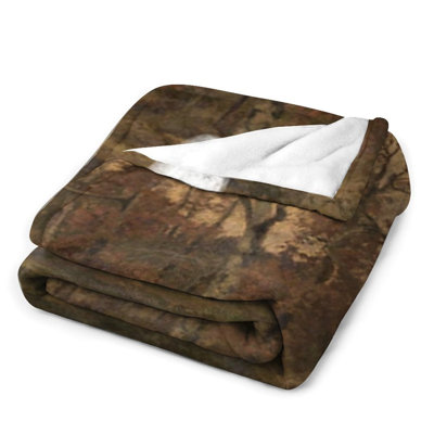 Jeté en flanelle de peinture blanche de fantôme blanc, couverture douce et chaude pour le canapé-lit du salon