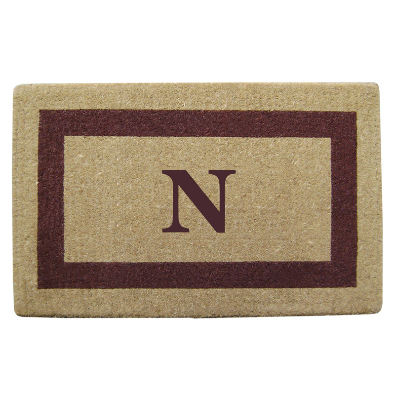 Glastbury Outdoor Doormat, Natural/Brown, N