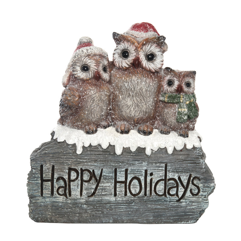 Hibou de Noël 15 po