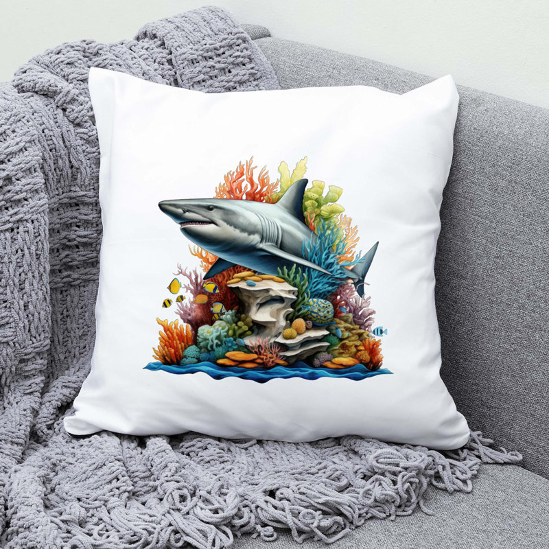 Coussin décoratif Chamere, H 14 po x l 14 po