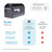 Boulder Post Mount Mailbox Black-45393462