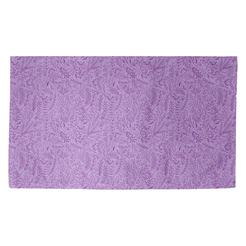 Paillasson intérieur dobby ditsy floral Avicia, Rectangle 2 pi 1 1/2 po x 3 pi 6 po, Mauve