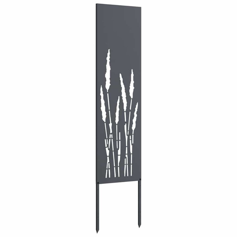  Garden Privacy Screen Olive Green 32 X 140 Cm Cold-Rolled Steel, Anthracite