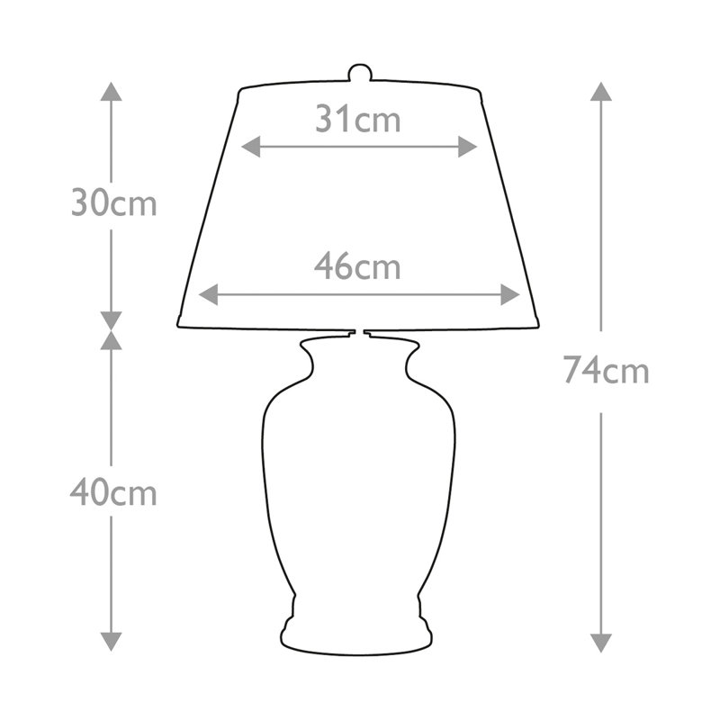 Elrod Porcelain Table Lamp