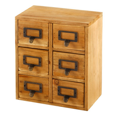 Jennifer Solid Wood 23 cm W Chest of 6 Drawers