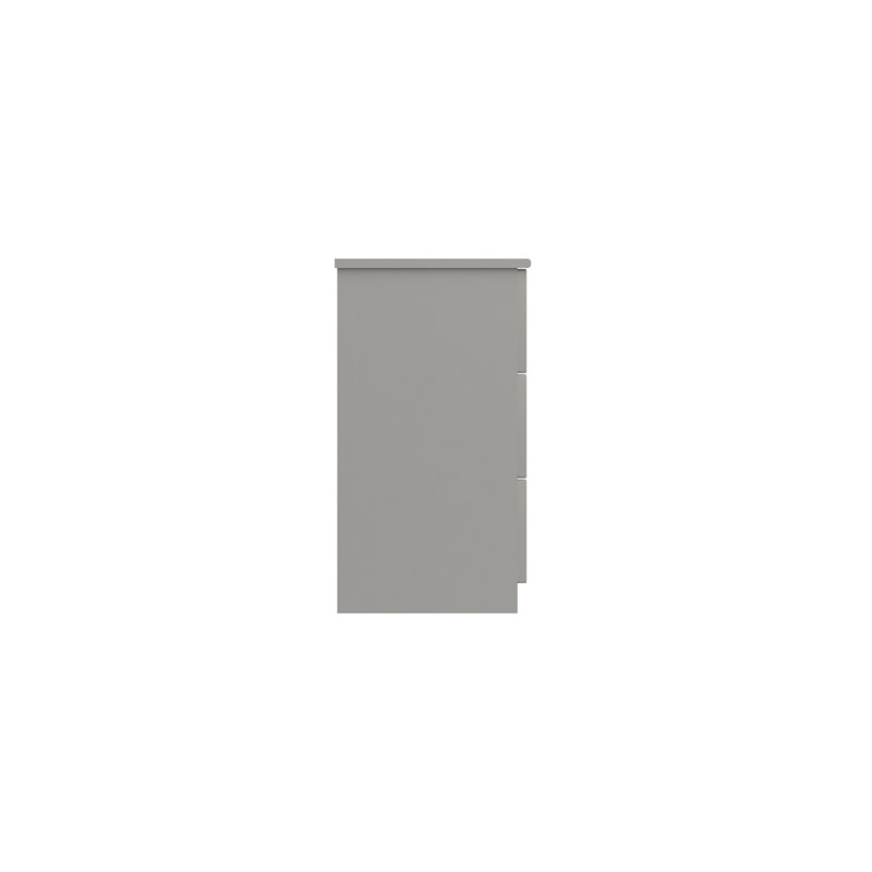 Alianys 38.3cm W Bedside Table, Light Grey Gloss