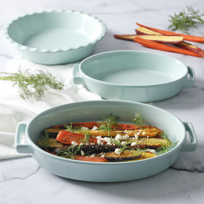 Martha Stewart 3 Piece Stoneware Bakeware Set