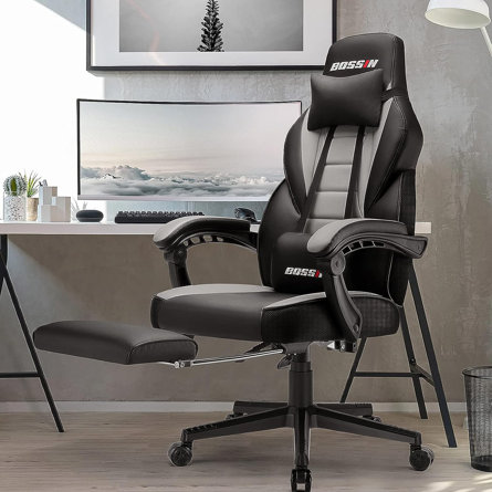 Bossim Adjustable Reclining Ergonomic Swiveling  Chair
