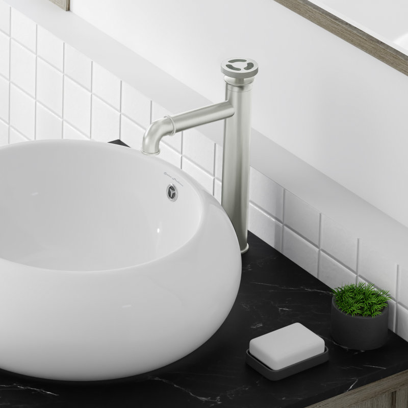 Robinet de salle de bain Avallon, Nickel brossé