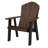 Walnut Polywood Adirondack chair-139246174