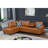 2  Piece Irine Faux Leather Sectional Sofa-892027227