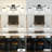 6 Lights Semi Flush Mount Ceiling Light Fixture, Modern Sputnik Chandelier Ceiling Lamp With E26 Bulb Base, Light Fixtures Ceiling Mount For Bedroom Kitchen Living Room Hallway-2009225698