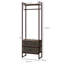 Adeela 58.5cm Clothing Rack