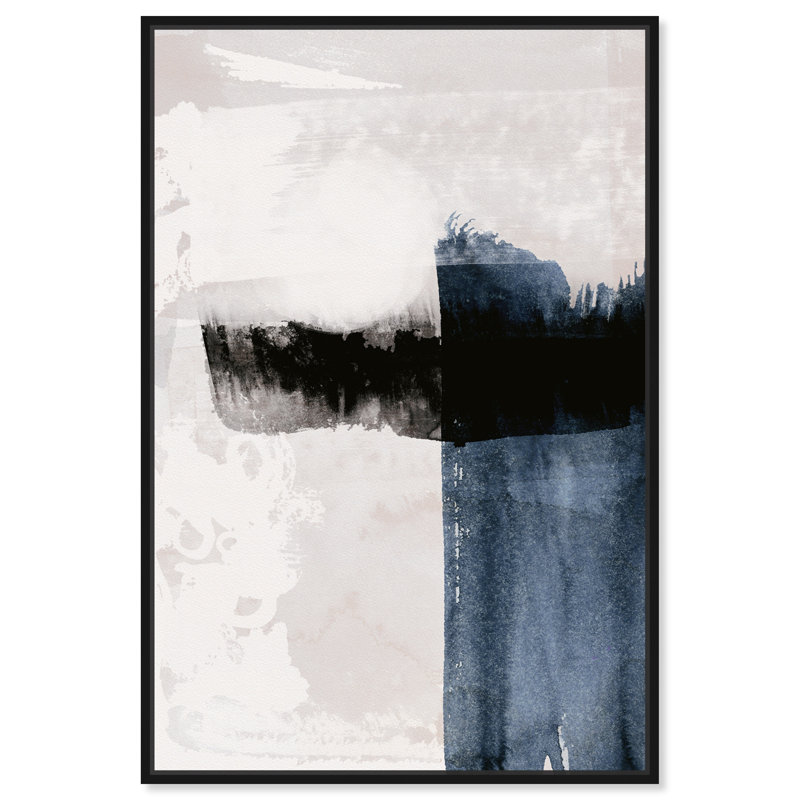 Bliss - reproduction d'art sur toile, Toile avec cadre noir, H 36 po x l 24 po x 1,5 po