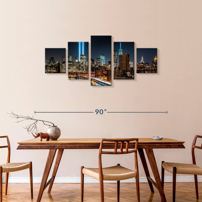 Ground Zero, 34" H x 74" W
