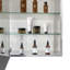 Armoire à pharmacie 20 po x 26 po avec surface de montage ou encastré noir mat avec miroir-103530355