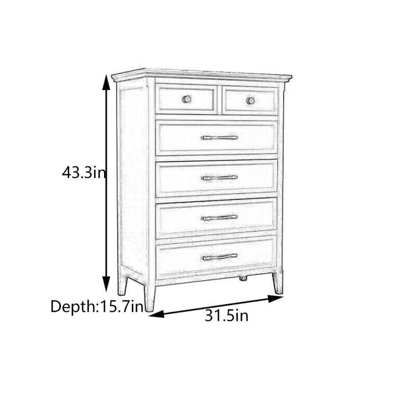 Console American Country, Bois brun foncé
