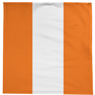 Clemson Striped Cotton Blend Tablecloth