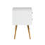 Abril 40cm W Solid + Manufactured Wood Bedside Table