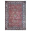 Tapis décoratif bleu marine rétro à motif tissé rétro-474584417