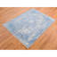 Tapis bleu zoroastrien 5 pi 1 po x 7 pi en laine et en soie noué à la main 5F0406A9C72C4D309E059AAA09669634