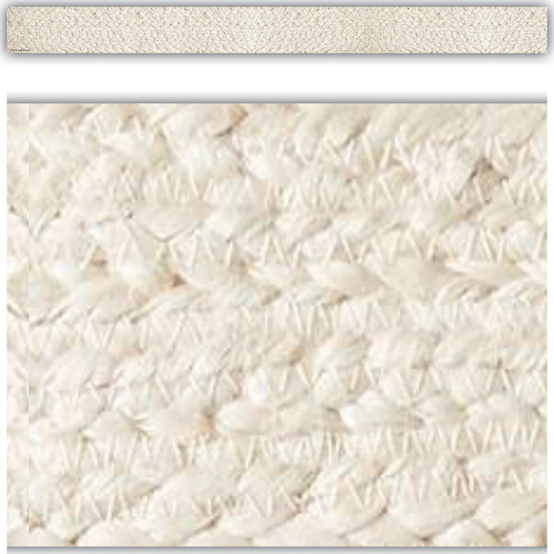 Teacher Created Resources Everyone is Welcome Woven Straight Border Trim, 35 Feet Per Pack, 6 Packs
